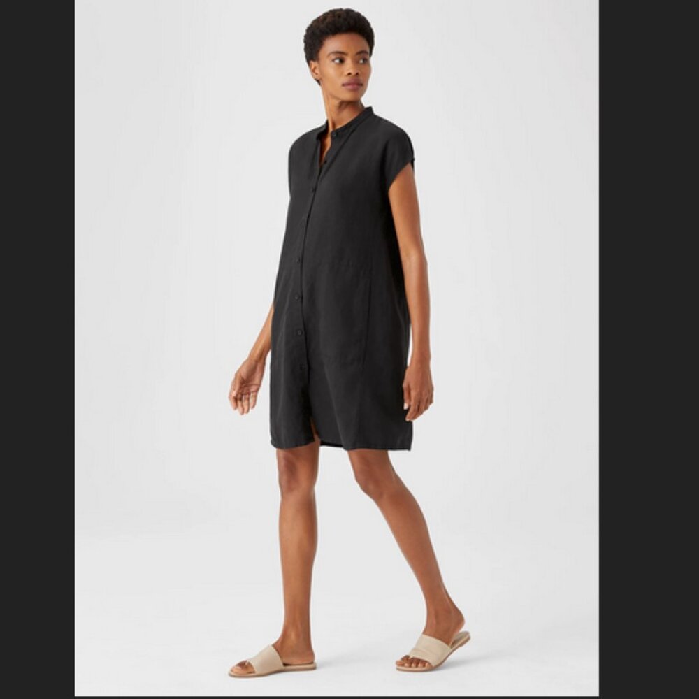 Eileen Fisher Black Mini Dress